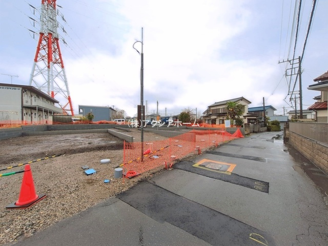 入間市小谷田2丁目・全4棟　新築一戸建　3号棟の前面道路含む現地写真|2026年4月2日撮影