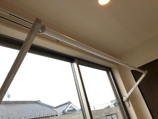 ルミーナ須賀川のバルコニー|室内物干し