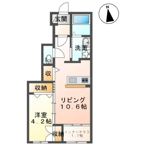 ルミーナ須賀川の間取り