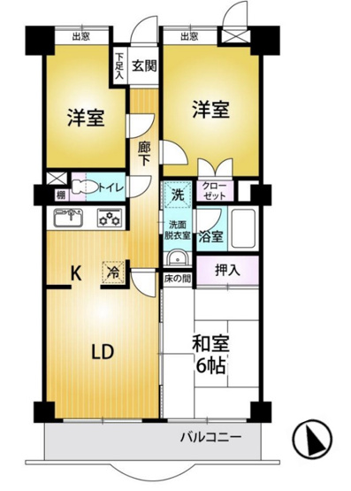【間取り】 | 吹上ダイヤモンドマンション