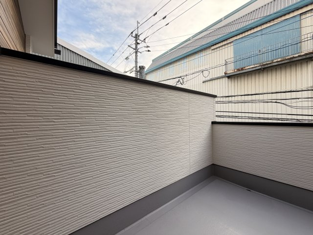 福岡市東区原田３期　3号棟のバルコニー