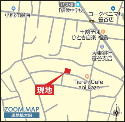【地図】 | Blooming　Garden　北沢又下釜北　１号棟 | ★内覧予約で新米2kg★