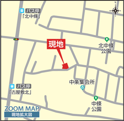 【地図】 | Blooming　Garden　笹谷中條　１号棟 | ★内覧予約でブランド米2kg★