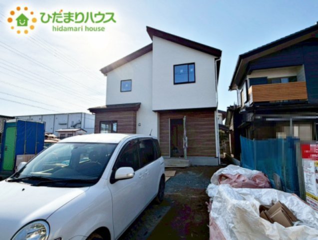 【前面道路含む現地写真】 | ひたちなか市稲田1期　新築戸建 | 閑静な住宅地なので、静かな環境で暮らしやすいですね。