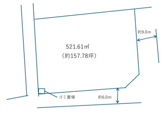 【土地図】 | 西宮市　高塚町　建築条件無土地