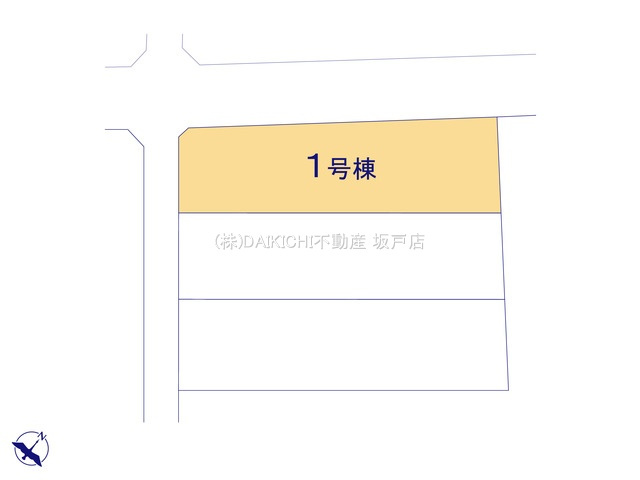 【区画図】 | 鶴ヶ島市上新田1期　GRACE・TERRACE　新築戸建　全3棟　1号棟