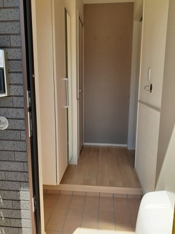 アサヒハイツの玄関