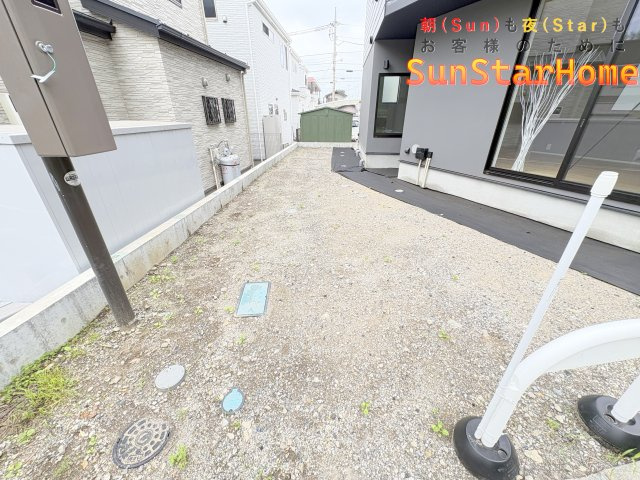 【サンスターホーム】羽村市羽加美3丁目　デザイナーズ新築戸建の庭