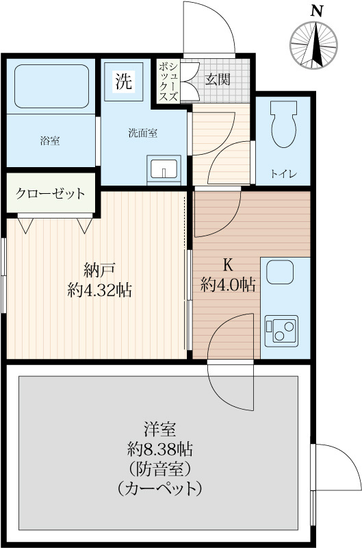 ラシクラス上板橋の間取り