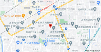 【地図】 | ハレー高槻II