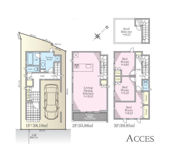 鎌倉市腰越四丁目　新築戸建　A号棟