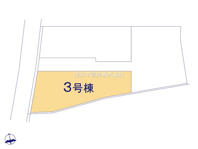 八王子市　川口町　新築一戸建て　２４ー６期の区画図|～全3棟の新しいコミュニティが誕生～