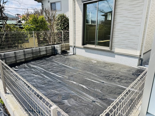 八王子市　川口町　新築一戸建て　２４ー６期の庭|～ガーデニングなども楽しめる庭付き～