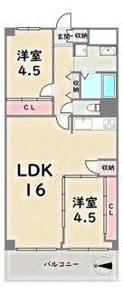 【間取り】 | コープ野村京都四条