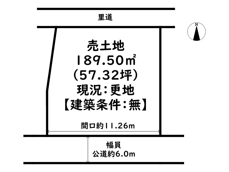 姫路市御立東4丁目/売土地の土地図