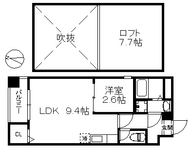 【間取り】 | アリエスサン西新　★プライスホームなら仲介手数料が割引価格です！★