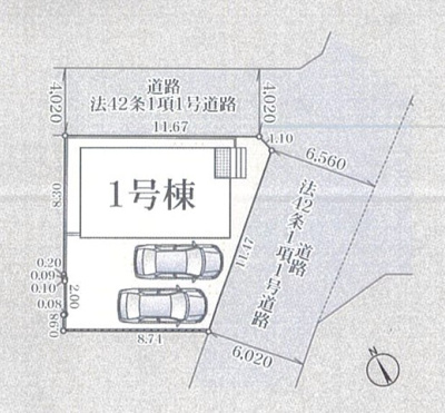 【区画図】 | 富士宮市宮原 25期 新築一戸建て | 区画図です