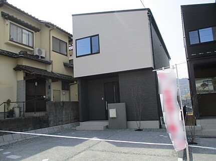 西区己斐大迫１丁目の前面道路含む現地写真