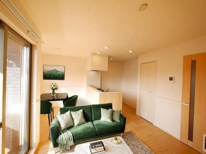 ベル・メゾンの居間・リビング|CGで家具等を配置したもので家具等は含まれません