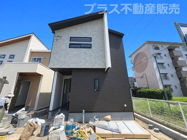 【外観】 | 福岡市早良区干隈4丁目　1号棟（全3棟）【仲介手数料無料・0円】 | 建築中の物件は、お近くのモデルハウスも一緒にご覧頂けます。
