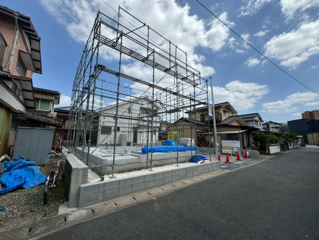 SUN COURTーサンコート－小倉南区南方5丁目【小倉南区　新築戸建て】の外観|現地撮影　2026,4,6　SUN COURTーサンコート－小倉南区南方5丁目【小倉南区　新築戸建て】