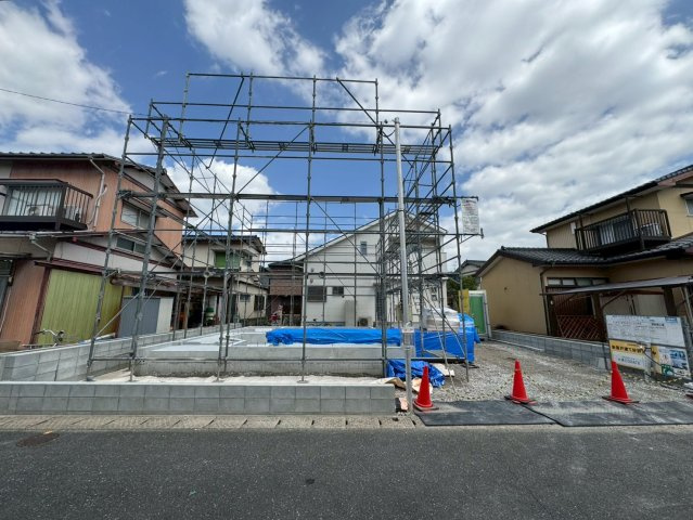 SUN COURTーサンコート－小倉南区南方5丁目【小倉南区　新築戸建て】の外観|現地撮影　2026,4,6　SUN COURTーサンコート－小倉南区南方5丁目【小倉南区　新築戸建て】