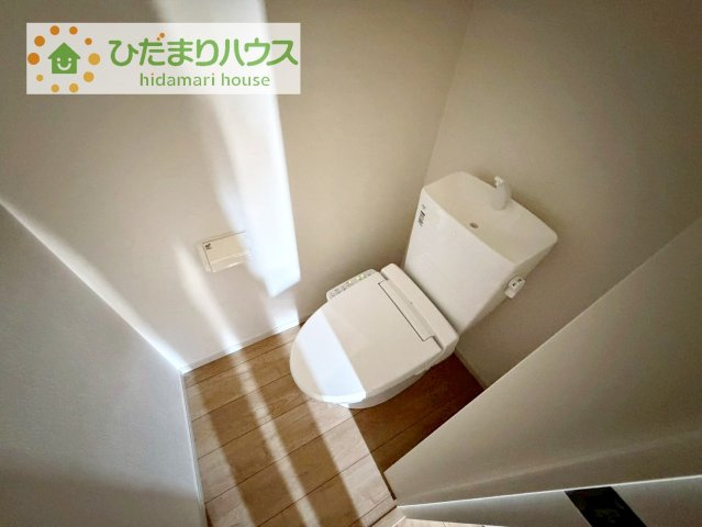 【トイレ】 | 我孫子市並木14期　新築戸建　1号棟 | トイレは1F、2F共に完備！取り合いになることがありませんね(^^)/