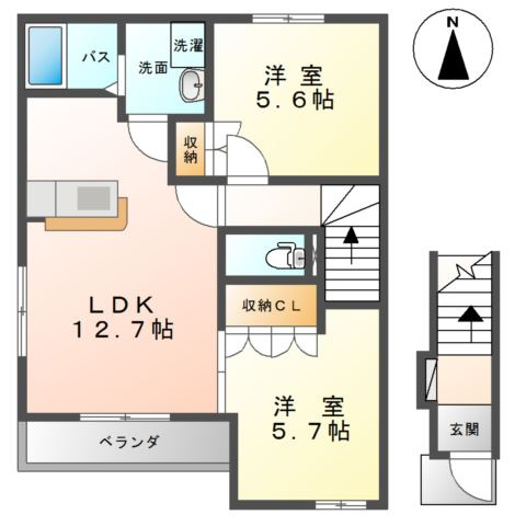 サンフィールの間取り