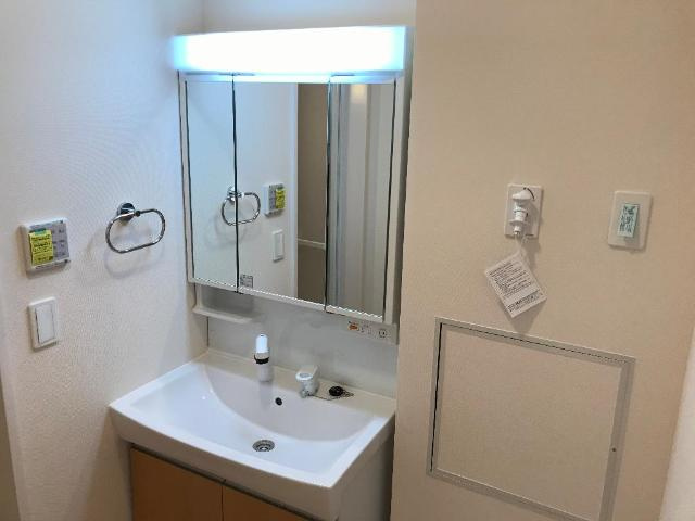 仮）茂原町新築アパートの洗面所|洗髪洗面化粧台（イメージ）