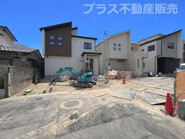 【外観】 | 福岡市早良区干隈4丁目　3号棟（全3棟）【仲介手数料無料・0円】 | 現地写真。同じ物件を見るなら、プラス不動産販売にお任せ下さい。