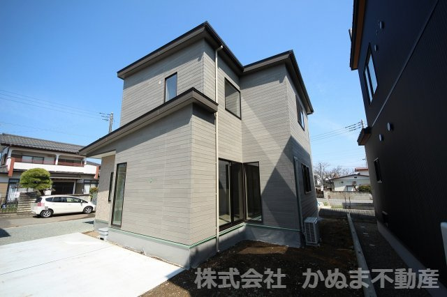 鹿沼市千渡建売の外観|〇外観〇
南からの外観です。駐車スペースを除いた土の庭スペースも確保しました。