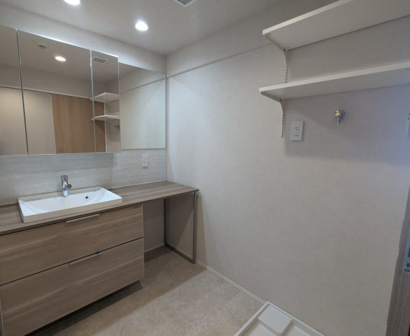 晴海アイランドトリトンスクエアビュータワーの洗面所