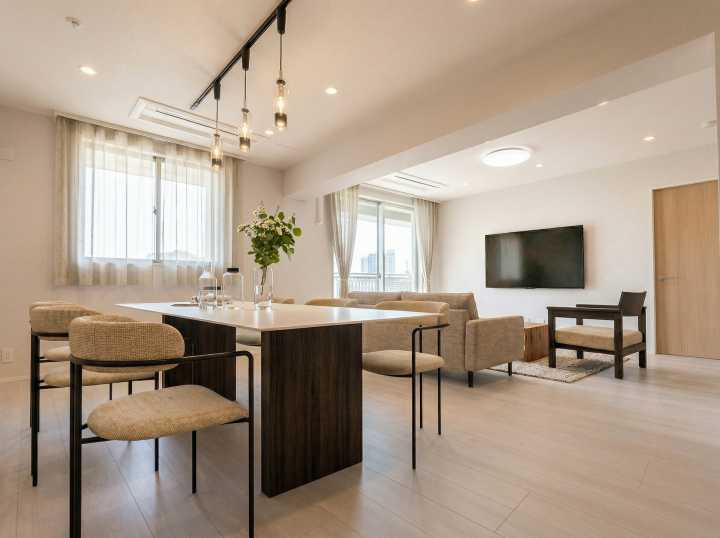 晴海アイランドトリトンスクエアビュータワーの居間・リビング