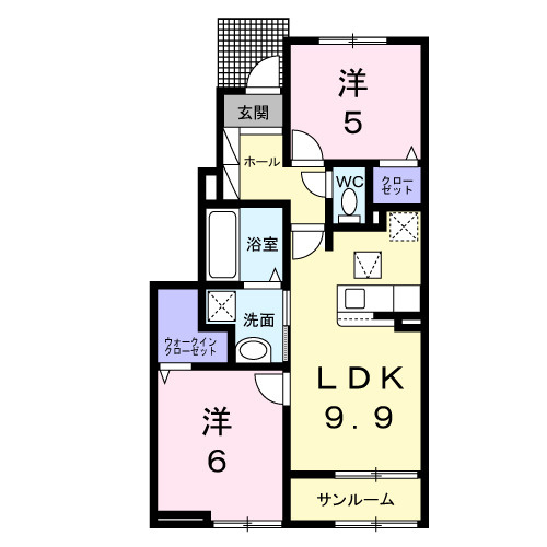 クレインの間取り