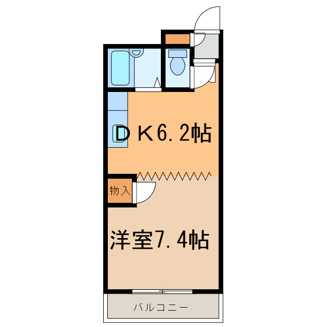 クローバーズマンションロードⅠの間取り