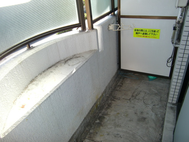 ジョイフル石屋川のバルコニー