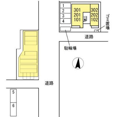 【区画図】 | メルベーユ寺町