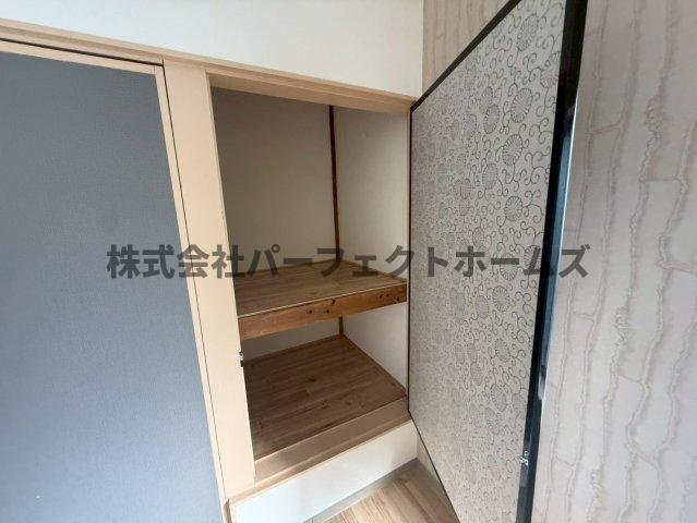 枚方市南中振２丁目の一戸建ての収納|便利な収納スペースです