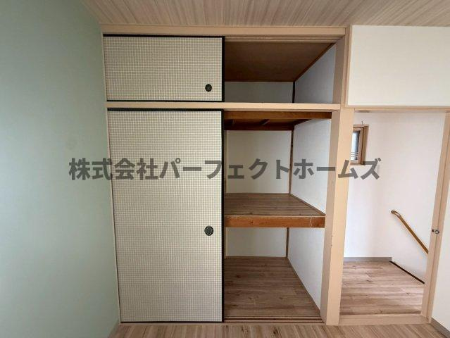 枚方市南中振２丁目の一戸建ての収納|専用の収納スペースです