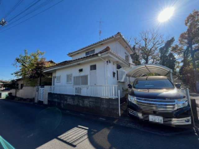 【中古】比企郡吉見町長谷リフォーム中古住宅の前面道路含む現地写真