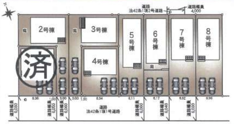 神戸市西区王塚台7丁目の区画図