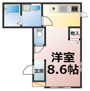 【間取り】 | ダイヤモンドフジ桃谷　仲介手数料無料