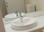 いずみマンションの洗面所