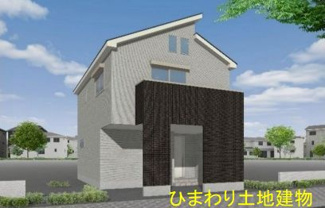【外観パース】 | 平塚市立野町 全1棟 | イメージパースです。実施とは異なる場合があります。