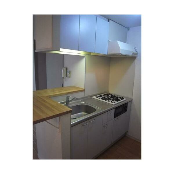 ドエル・四谷のキッチン|二口コンロ