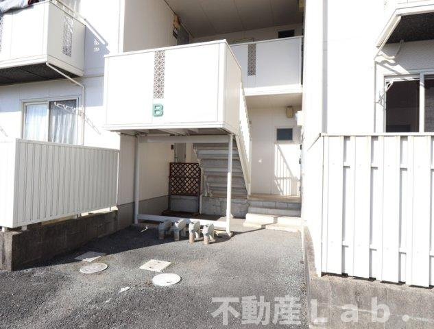 パークヒル　B棟のエントランス