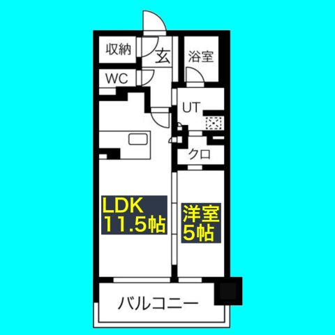 ローレルアイ名駅東の間取り