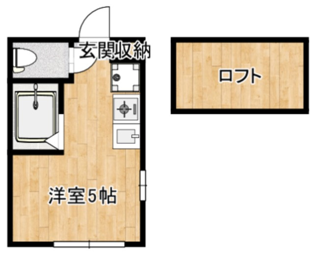 aprire西尾久の間取り|ロフト付☆