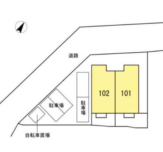 メゾン・ナナの駐車場