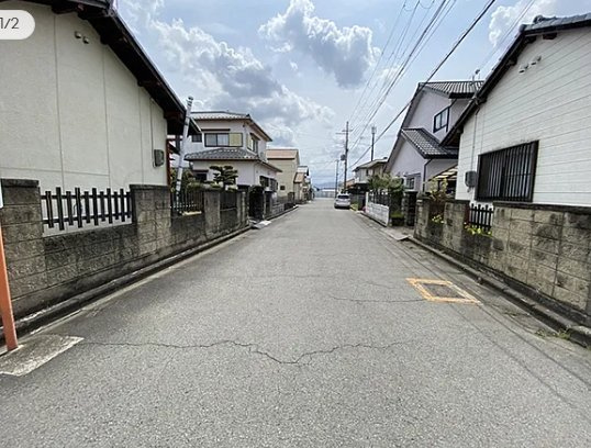 和歌山市中筋日延の前面道路含む現地写真